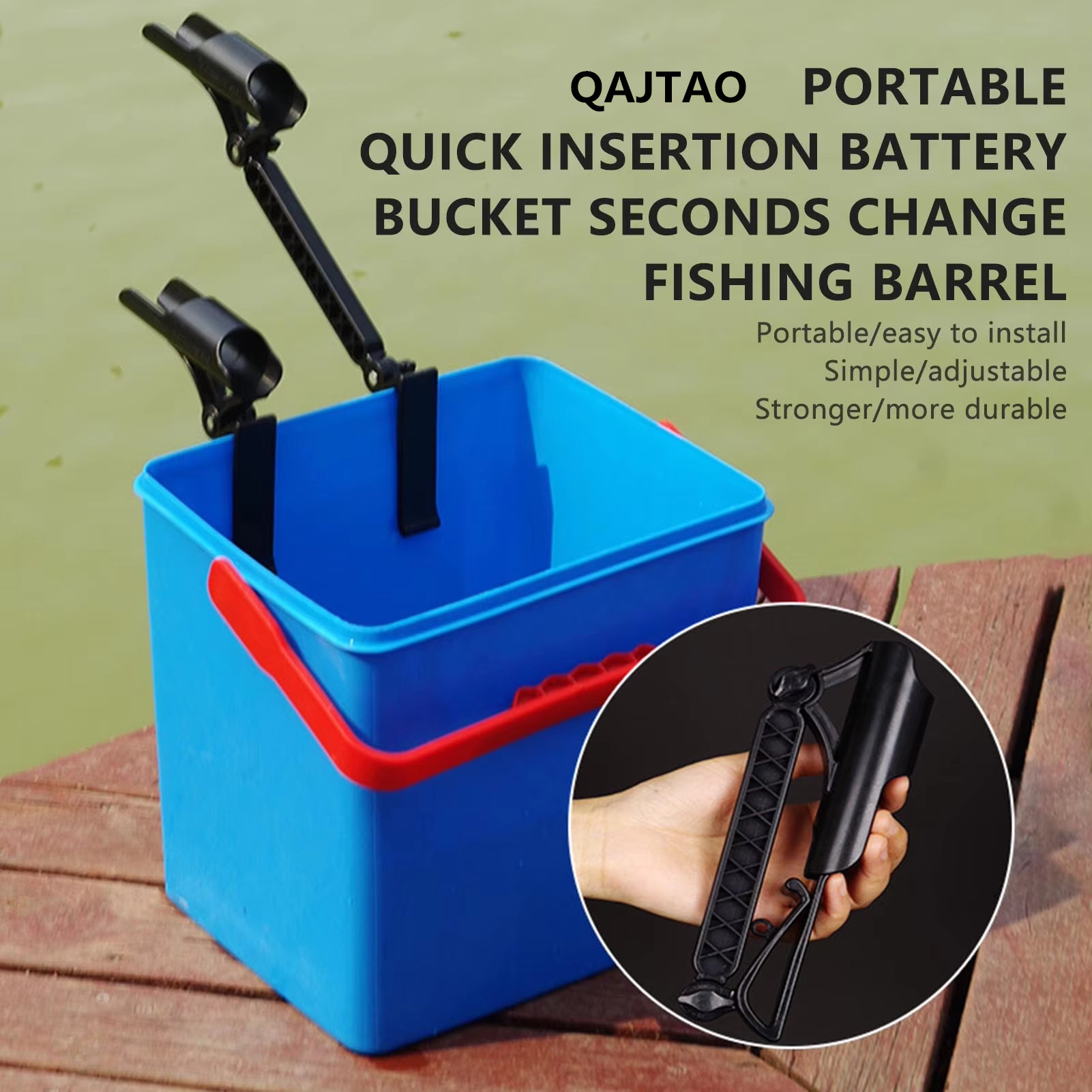 Fishing Rod Rack - QAJTAO 10-25cm fishing rod rack, ice