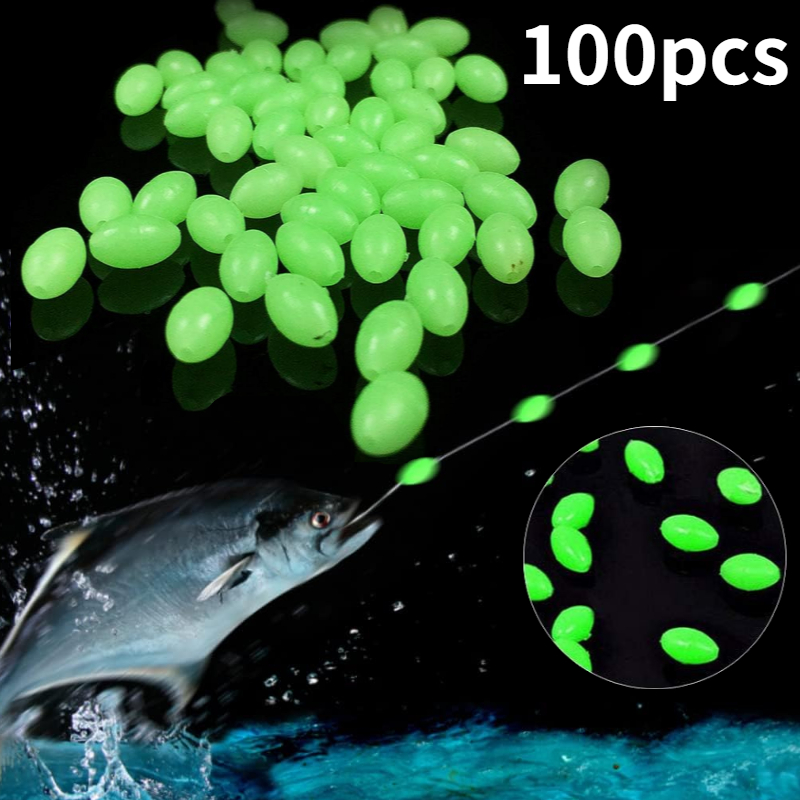 100pcs/lot Oval Night Luminous - Fishing Rod Building Kit 评论和价格