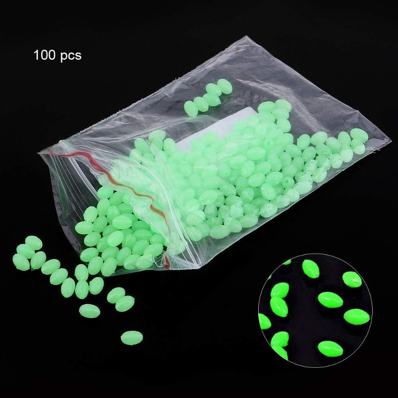 100pcs/lot Oval Night Luminous - Fishing Rod Building Kit 评论和价格