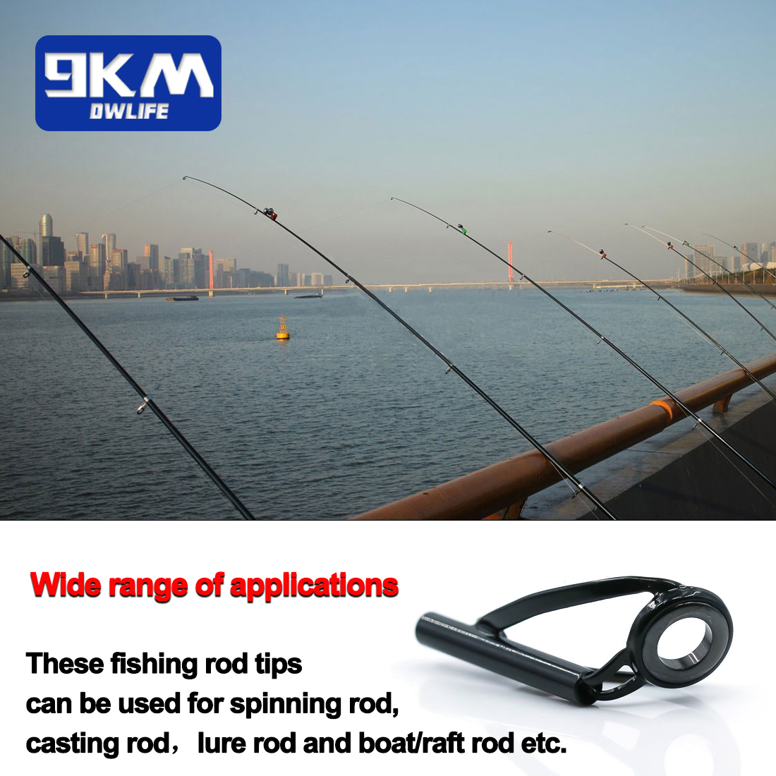 Fishing Rod Tip Top Guide Repa - Fishing Rod Tip Replacement 评论和价格