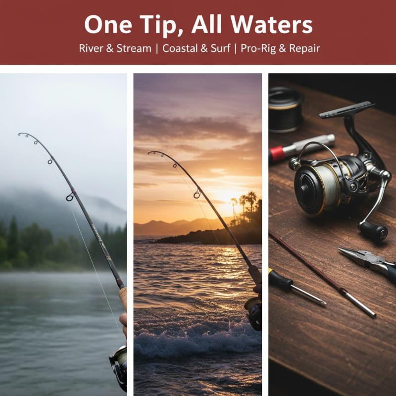 Fishing Rod Tip Line Rotatable - Fishing Rod Tip Replacement 评论和价格