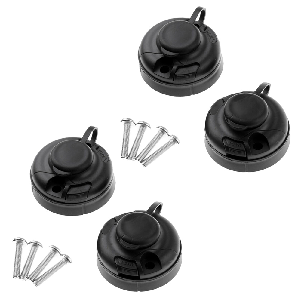 4Pcs Black ABS Fishing Rod Hol - Fishing Rod Boat 评论和价格