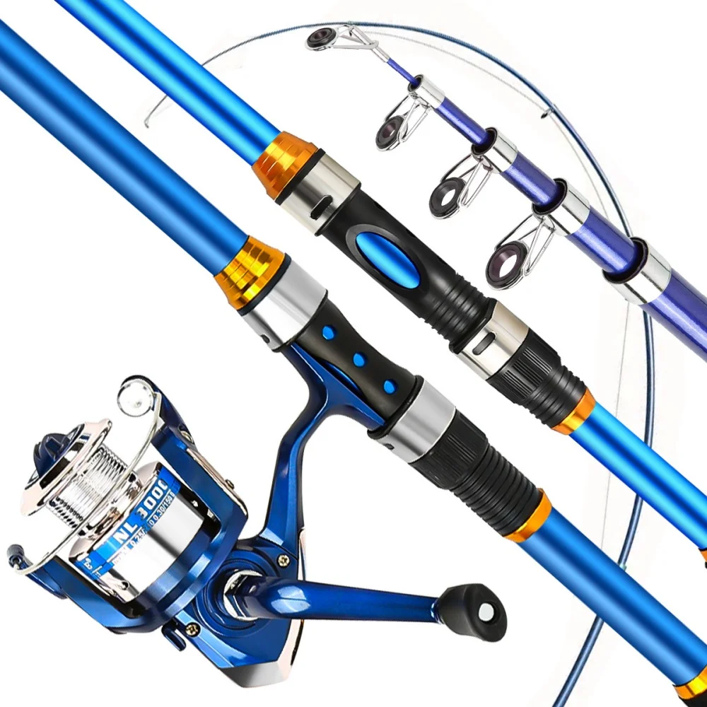 2.1-3.6M Telescopic Glass Fibe - Fishing Rod Carbon Fiber 评论和价格
